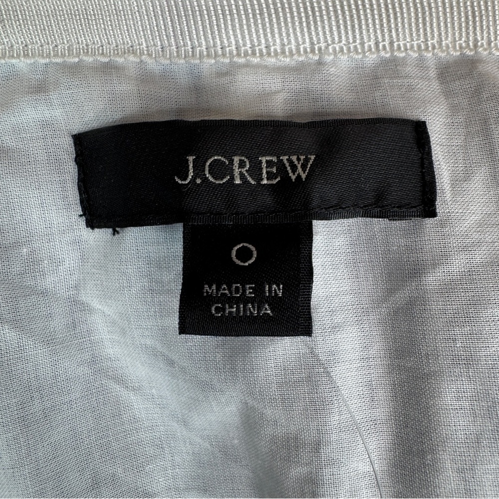 J CREW Pleated Midi Skirt in Stripe - AW499 - Sz 0 - Picture 9 of 14